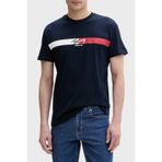 Tommy Jeans Erkek S/S tişört, Mavi (Dark Night Navy), XXL