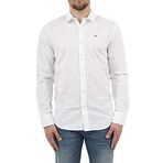 Tommy Jeans Erkek TJM ORIGINAL STRETCH SHIRT Shirt CLASSIC WHITE L