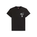 Tommy Jeans Erkek TJM Reg City Sign Ss S/S Tişört (1'li Paket), siyah (Black), XL