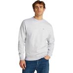 Tommy Jeans Erkek TJM REG S FLAG CREW Sweatshirt Silver Grey Heather S