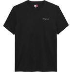 Tommy Jeans Erkek TJM SLIM LINEAR CHEST TEE EXT T-shirt Black S