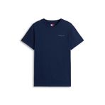 Tommy Jeans Erkek TJM SLIM LINEAR CHEST TEE EXT T-shirt Dark Night Navy XL