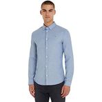 Tommy Jeans Erkek TJM SLIM STRETCH OXFORD SHIRT Shirt Twilight Navy S