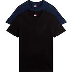 Tommy Jeans Erkek TJM Xslim 2'li paket jarse tişört EXT kısa kollu örgü üst parça, Multi (Black / Dark Night Navy), XXL