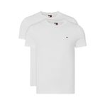 Tommy Jeans Erkek TJM XSLIM 2PACK JERSEY TEE EXT T-shirt Ecru/Ecru S