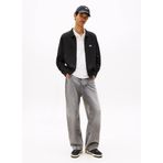 Tommy Jeans Fermuarlı Yaka Relaxed Düz Kazak, XL, 5003296698, Siyah, Erkek