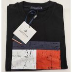 Tommy Jeans Göğüs Eskitme Baskılı Bisiklet Yaka Erkek T-Shirt - Siyah