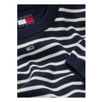 Tommy Jeans Gömlek Yaka Normal Mavi Kazak Kadın DW0DW193360A7