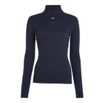 Tommy Jeans Hilfiger Tjw Essential Turtleneck Sweater Kadın Kazak, Lacivert, S