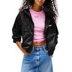Tommy Jeans Jakarlı Regular Fit Kapüşonlu Su İtici Ceket Bayan CEKET DW0DW20952 BDS