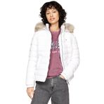 Tommy Jeans Kadın Basic Kapşonlu Şişme Ceket, beyaz (beyaz), S