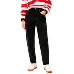 Tommy Jeans Kadın MOM JEAN UHR TPR AI4185 Jeans Denim Black 3027
