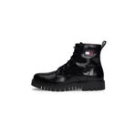 Tommy Jeans Kadın TJW LACE UP BOOT Yürüyüş Botu, Siyah, 36 EU