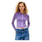 Tommy Jeans Kapüşonlu Nakışlı Kazak, S, 5003298221, Mor, Kadın