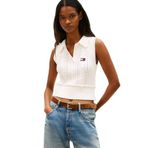Tommy Jeans Kazak, L, 5003344983, Beyaz, Kadın