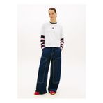 Tommy Jeans Lacivert Kadın Standart Fit Desenli T-Shirt TJW BXY BADGE TEE EXT