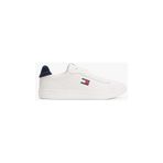 Tommy Jeans Logolu Deri Sneaker Ayakkabı Erkek AYAKKABI EM0EM01596 0G1