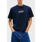 Tommy Jeans Logolu Pamuklu Regular Fit Bisiklet Yaka T Shirt Erkek T Shirt DM0DM22546 C1G - Lacivert - 2XL