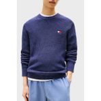Tommy Jeans Logolu Pamuklu Slim Fit Bisiklet Yaka Örgü Kazak Erkek Kazak DM0DM21652 Dse - Lacivert