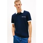 Tommy Jeans Logolu Pamuklu Standart Fit Düğmeli Polo Yaka T Shirt Erkek POLO YAKA T SHİRT DM0DM23036 C1G