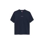 Tommy Jeans Pamuklu Relaxed Fit Logolu Bisiklet Yaka T Shirt Erkek T SHİRT DM0DM21110 C1G