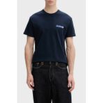 Tommy Jeans Pamuklu Sırt Baskılı Regular Fit Bisiklet Yaka T Shirt Erkek T Shirt DM0DM22547 C1G - Lacivert - 2XL