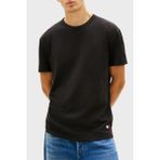 Tommy Jeans Pamuklu Slim Fit Bisiklet Yaka T Shirt Erkek T Shirt DM0DM22529 Bds - Siyah - XL
