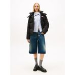 Tommy Jeans Puffer Mont, L, Puffer Mont, Siyah, Kadın, DW0DW21623BDS