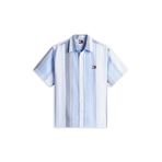 Tommy Jeans Regular Fit Desenli Gömlek, L, 5003340461, Mavi, Erkek