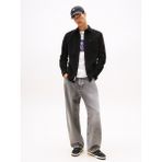 Tommy Jeans Regular Fit Siyah Düz Erkek Gömlek DM0DM22021BDS Tjm Reg Baby Cord Shı