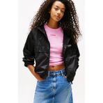 Tommy Jeans Script Kadın Siyah Yağmurluk DW0DW20952BDS - XS
