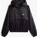 Tommy Jeans Script Kadın Siyah Yağmurluk DW0DW20952BDS