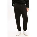 Tommy Jeans Siyah Erkek Rahat Baskılı Sweatpant DM0DM23014BDS Siyah Eşofman Altı