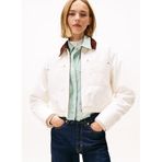 Tommy Jeans Standart Ceket, L, 5003298431, Beyaz, Kadın