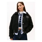 Tommy Jeans Standart Siyah Kadın Ceket DW0DW21666BDS