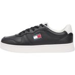 Tommy Jeans The Greenwich Leather Kadın Spor Ayakkabı, Black, 37