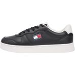 Tommy Jeans The Greenwich Leather Kadın Spor Ayakkabı, Black, 38