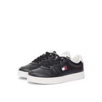 Tommy Jeans The Greenwich Leather Kadın Spor Ayakkabı, Black, 40