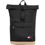 Tommy Jeans TJM ESS DAILY ROLLTOP BACKPACK Erkek Sırt Çantası, Siyah, Tek Beden