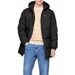 Tommy Jeans TJM ESSENTIAL DOWN PARKA EXT Erkek Ceket, Siyah, L