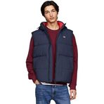 Tommy Jeans TJM ESSENTIAL DOWN VEST EXT Erkek Yelek, Mavi, L