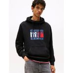 Tommy Jeans Tjm Normal Kesim Rwb Bayrak Desenli Erkek Kazak DM0DM22092BDS - Siyah - XL