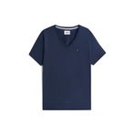 Tommy Jeans TJM ORIGINAL JERSEY V NECK TEE Erkek T-shirt BLACK IRIS L