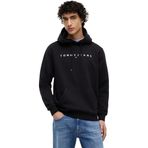 Tommy Jeans TJM REG LINEAR LOGO HOODIE EXT Erkek Sweatshirt Black S