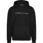 Tommy Jeans TJM REG LINEAR LOGO HOODIE EXT Erkek Sweatshirt Black XL