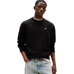 Tommy Jeans TJM REG S FLAG CREW Erkek Sweatshirt Black M