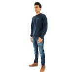 Tommy Jeans TJM REG S FLAG CREW Erkek Sweatshirt Dark Blue XL