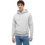 Tommy Jeans TJM REG S FLAG HOODIE Erkek Sweatshirt Silver Grey Heather S