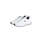 Tommy Jeans TJM RUNNER LEATHER Erkek Spor Ayakkabı, Beyaz, 43