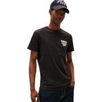 Tommy Jeans TJM SLIM ENTRY BILLS SS TEE Erkek T-shirt, Black, L